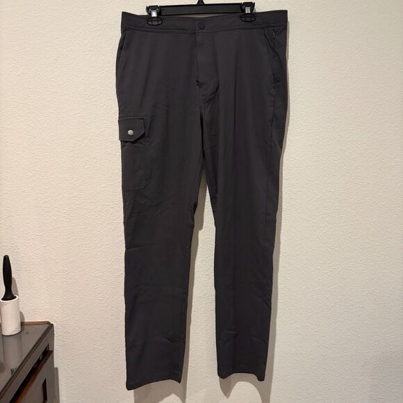 NWOT Rhone Men’s Boathouse Cargo Pants Grey MSRP $138 Elastic Waist Size Large - Picture 3 of 11